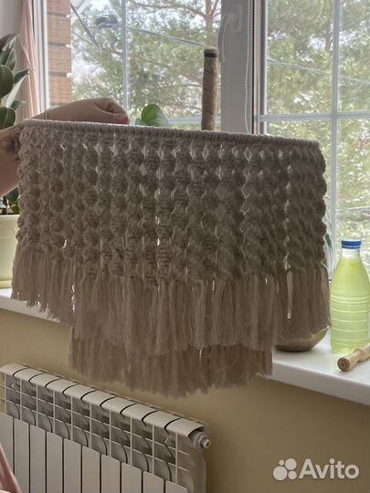 Абажур макраме