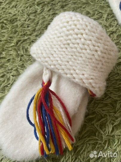 Варежки из Норвегии натуральная шерсть