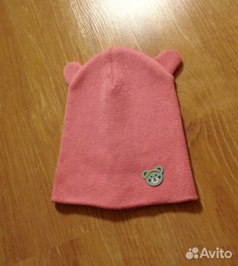 Новая шапка для девочки, 48-52 см