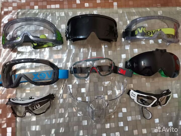 Очки Закрытые Очки 3М Очки Uvex Очки Защитные Нов