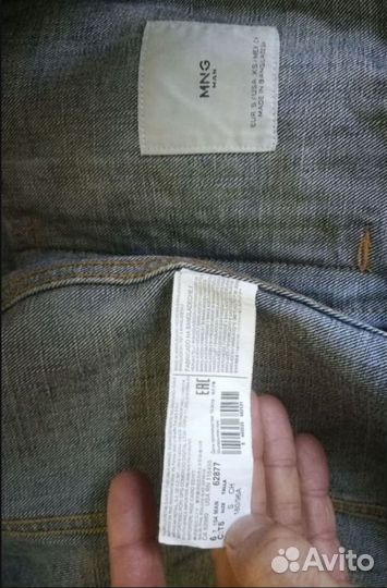 Джинсовка Mango S 44-46 levis gap benetton uniqlo