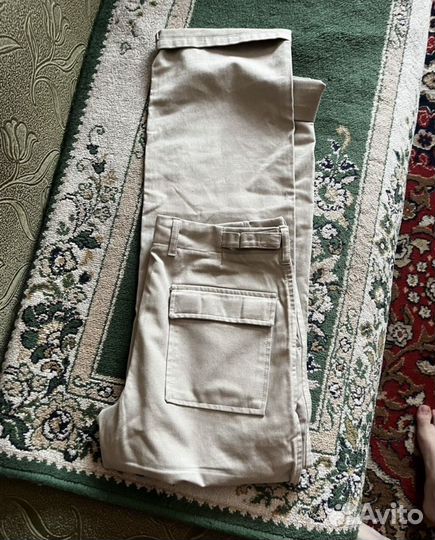 Штаны широкие плотный хлопок