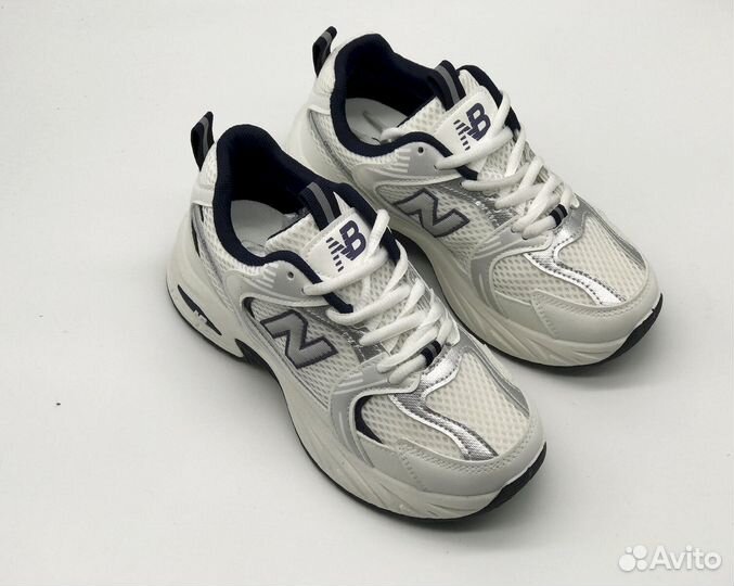 NB 530: Женские, белые, 36-41