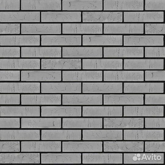 Облицовочный кирпич серый