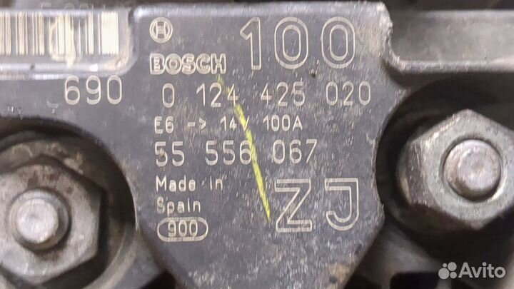 Генератор Opel Astra H, 2005