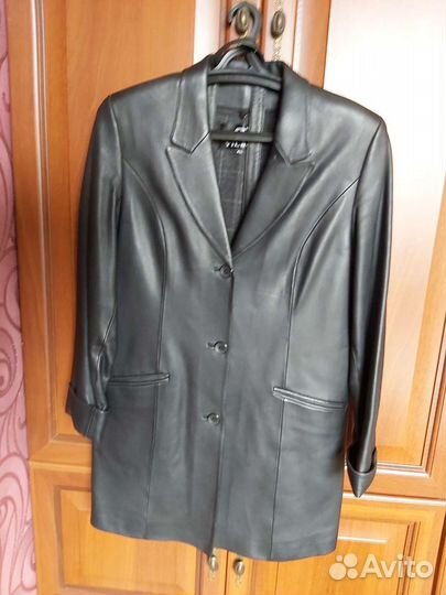 Кожаная куртка женская новая