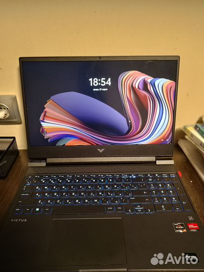 Игровой ноутбук HP Victus 15-fb0030ci 1920x1080, A