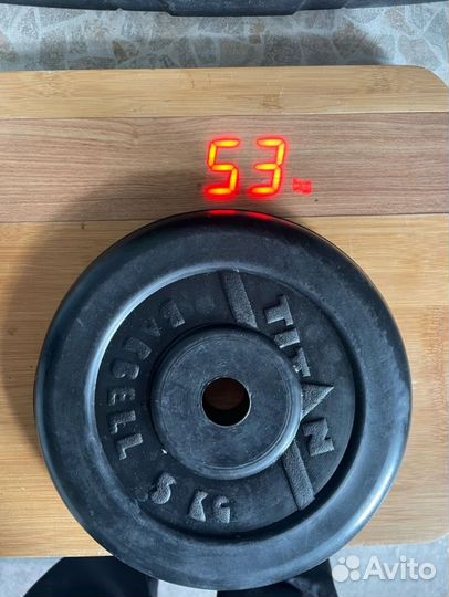 Блины для гантелей 5 кг