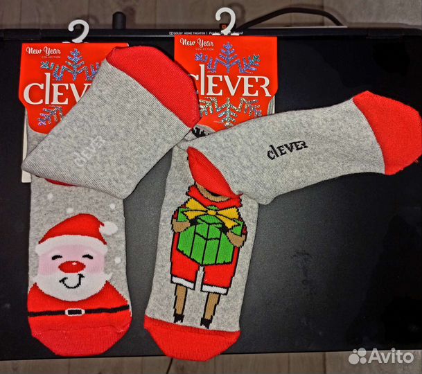 Носки-подарок тёплые 18-20р