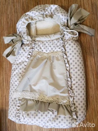 Комплект зимний для девочки (на выписку)