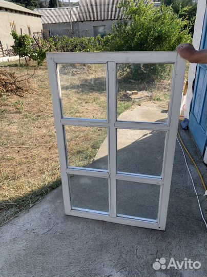 Оконные рамы б/у в хорошем состоянии, 3 шт. 77х119