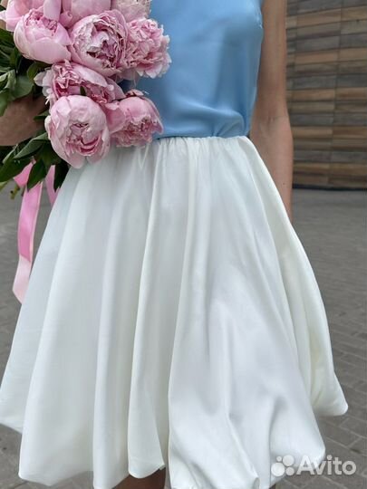 Юбка баллон мини