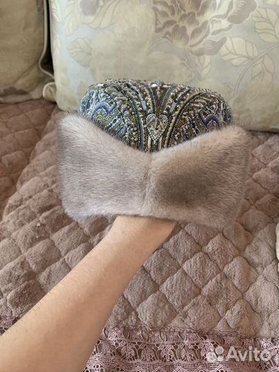 Шапка норковая женская