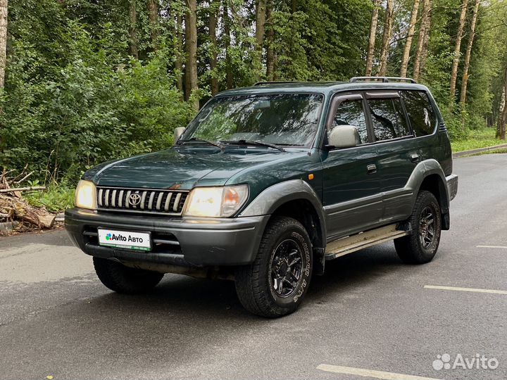 Toyota Land Cruiser Prado 3.4 AT, 1997, 438 000 км