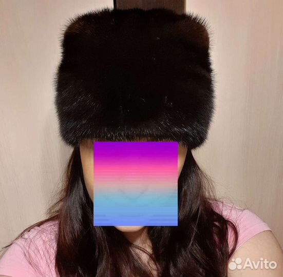 Шапка норковая новая