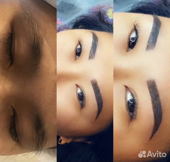 Перманентный татуаж (пудровое напыление бровей)