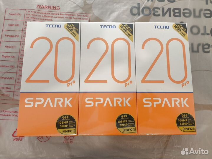 TECNO Spark 20 Pro, 8/256 ГБ