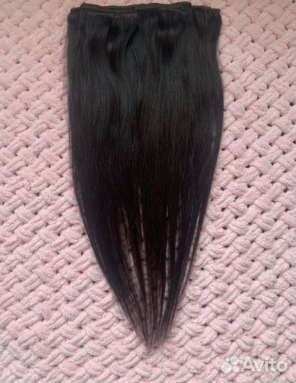 Волосы натуральные на заколках