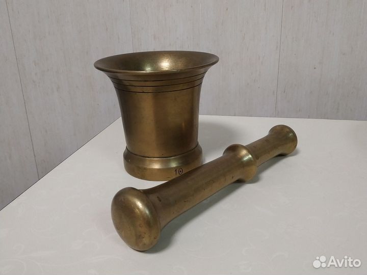Ступка с пестиком бронза