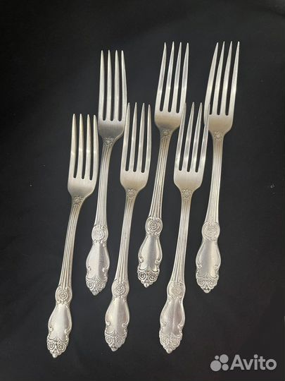 Набор мельхиоровых вилок СССР