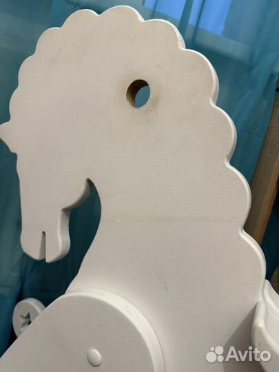 Лошадка качалка деревянная