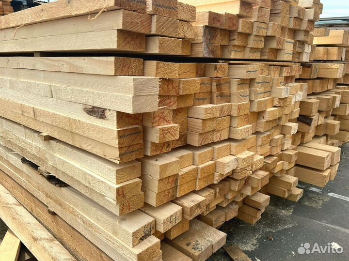 Доска обрезная 50х100х6000мм с доставкой