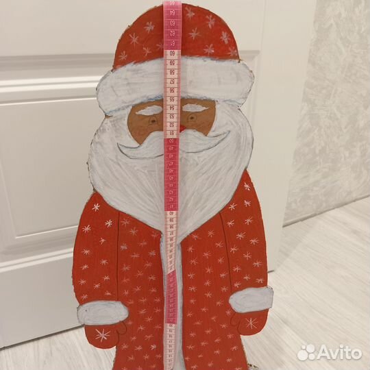 Поделка на Новый год. Дед Мороз. Плотный картон