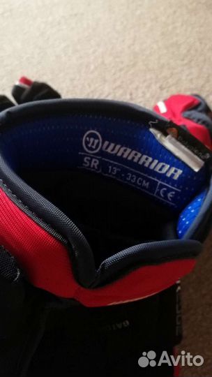 Перчатки хоккейные warrior