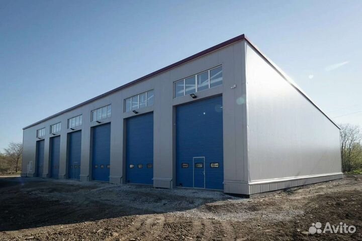 Быстровозводимые здания, ангары из сэндвич панелей