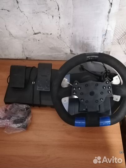 Игровой руль с педалями для пк артплей
