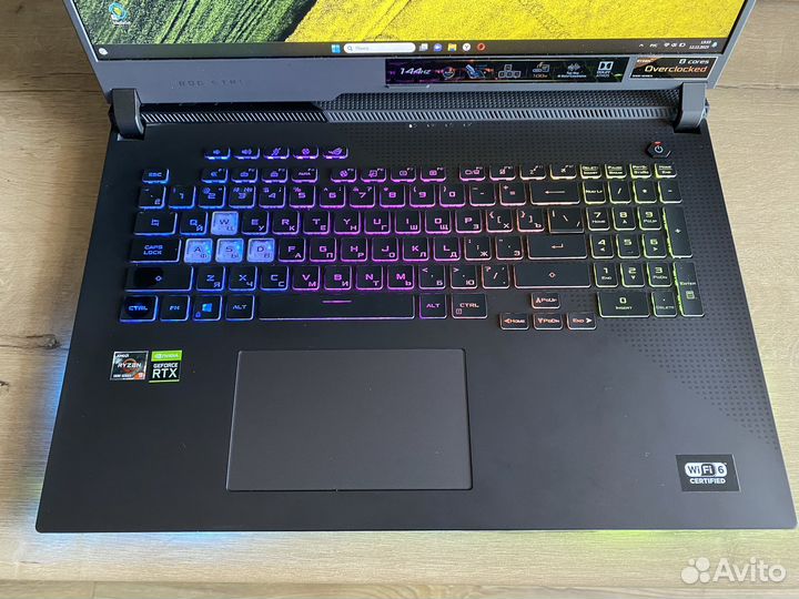 Игровой ноутбук asus ROG G713QM-HX180T