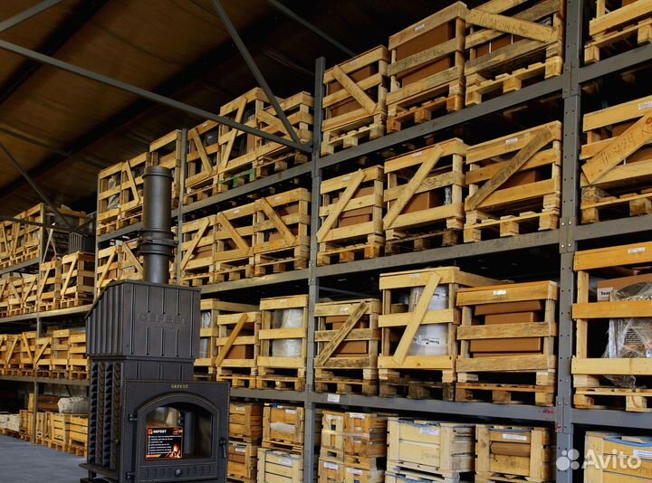 Универсальная печь для бани комплект Гроза 18 М