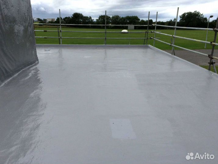 Гидроизоляция крыши жидкой резиной