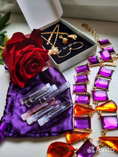 Ожерелье, цепочка,серги