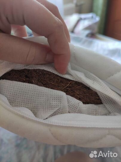 Матрас детский в круглую кроватку