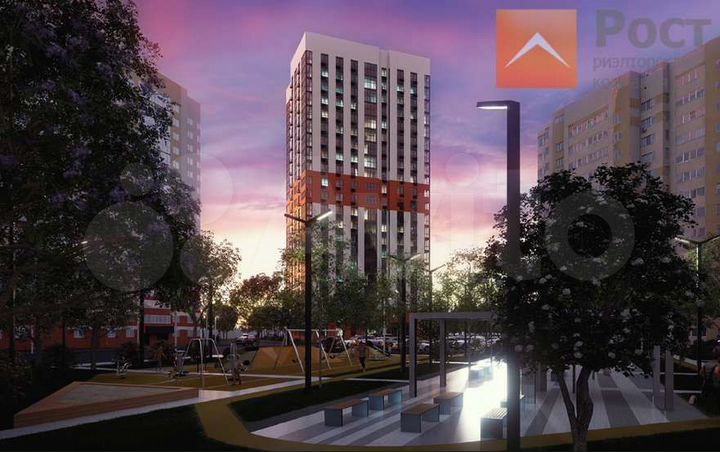 2-к. квартира, 73,8 м², 19/22 эт.