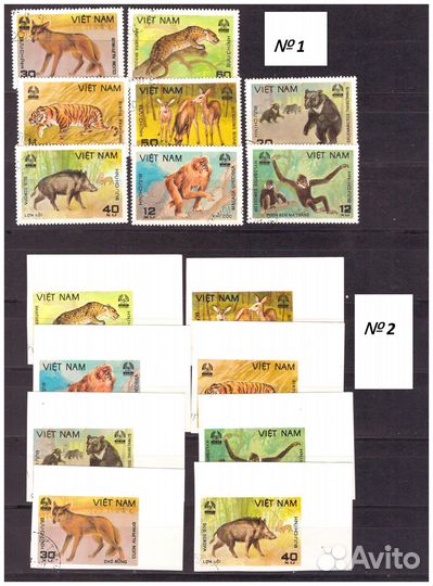 Флора и фауна. Почтовые марки разных стран