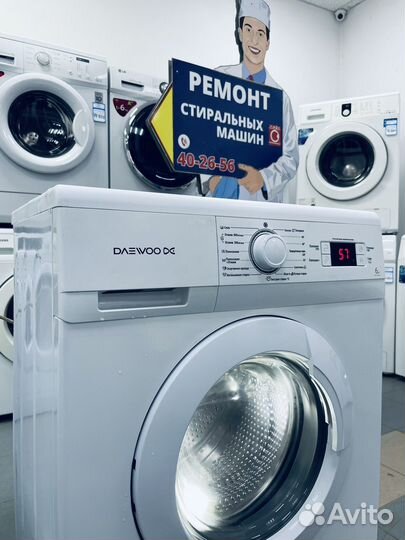 Стиральная машина бу. 6кг. Гарантия. Доставка
