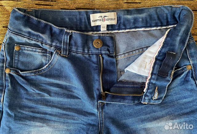 Джинсовые подростковые шорты 158