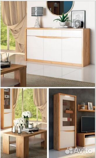 Гостиная, комод, шкаф витрина, тумба под тв