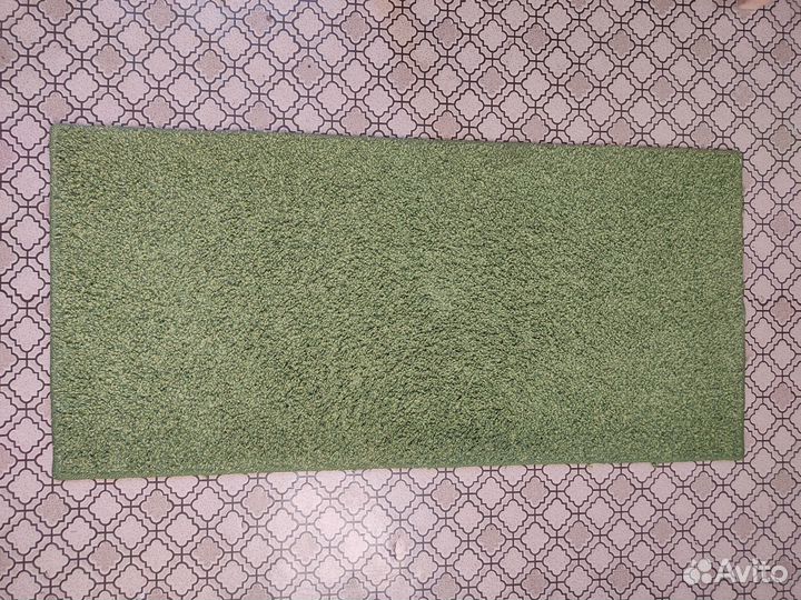 Ковер IKEA allerslev/икеа аллерслев 57х120 зеленый