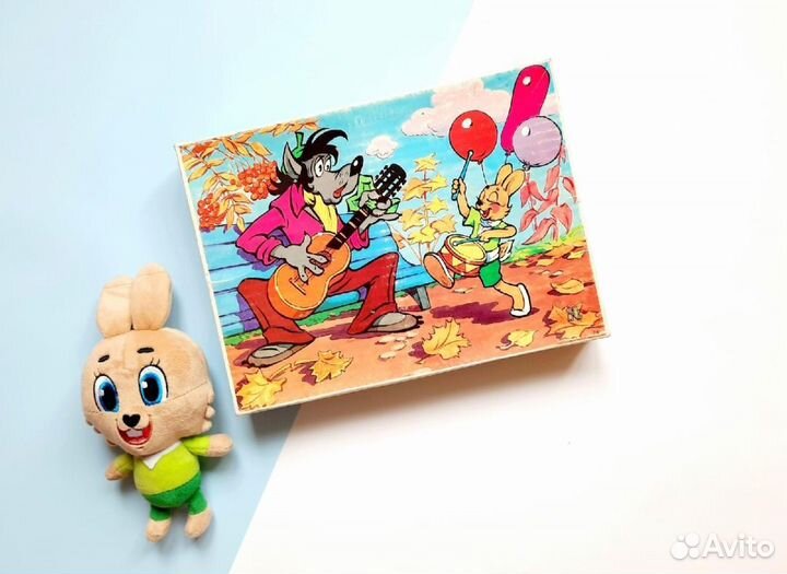 Пазлы Ну погоди 4 в 1 большие