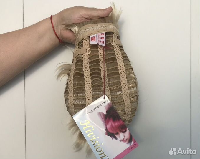 Парик новый блонд с короткой стрижкой. (Ю.Корея)