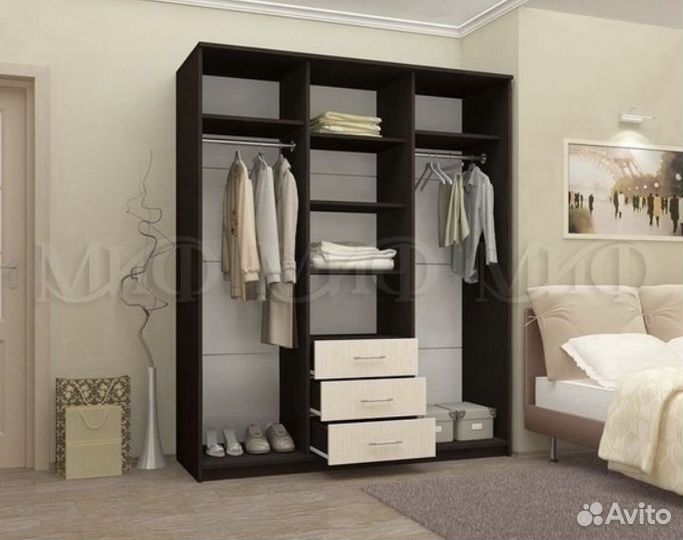 Шкаф-купе Маэстро (Сандал)