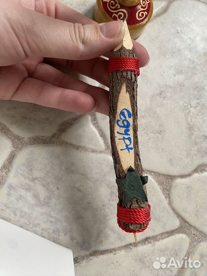 Карандаш сувенирный цветной