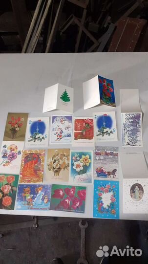 Открытки СССР чистые 80 шт