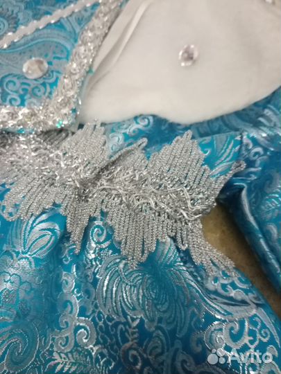 Костюм снегурочки, 4/7лет