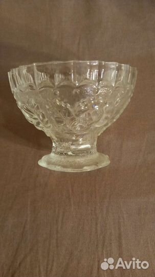 Креманка, стекло (СССР, 1980-е годы)