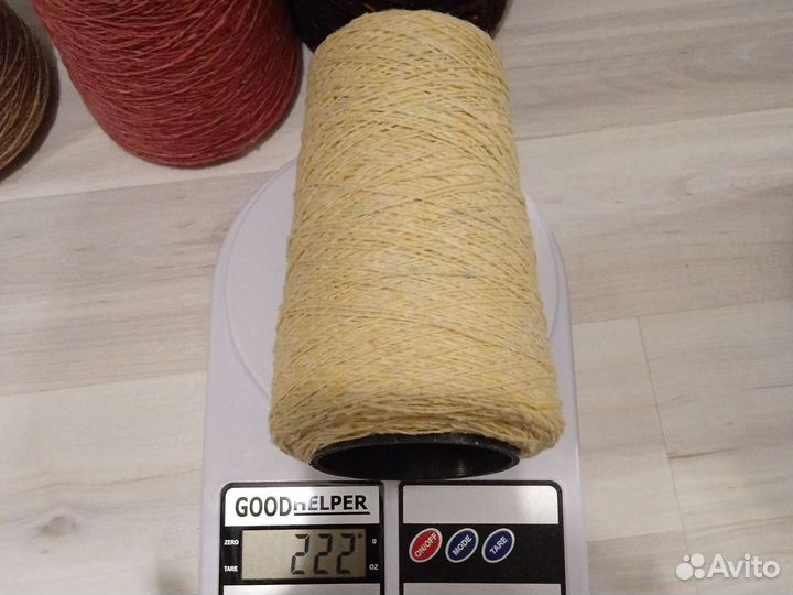 Пряжа в бобине твид