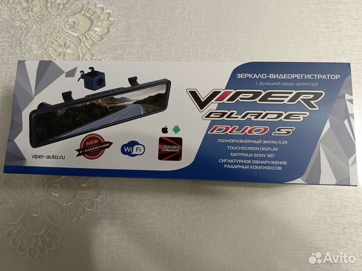 Зеркало регистратор viper blade DU
